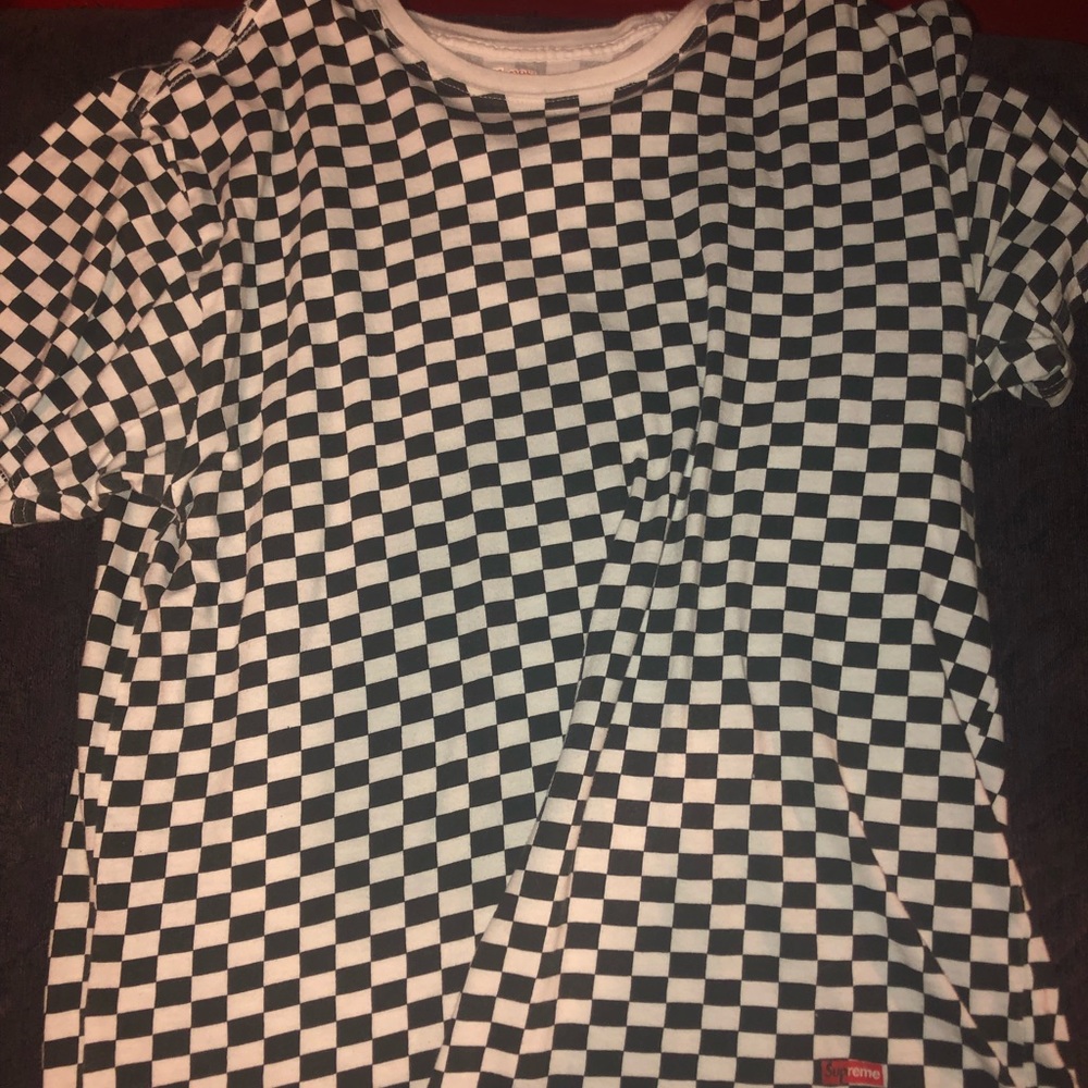 Supreme checkerboard tee